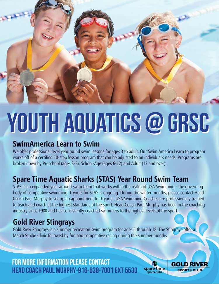 Youth Aquatics promotional banner