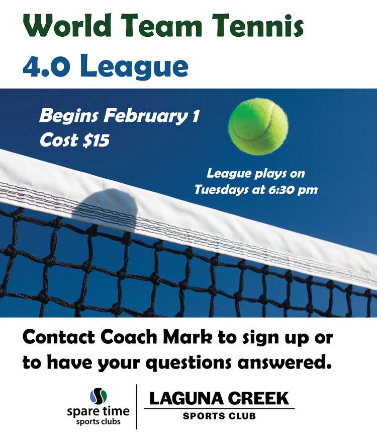 World Team Tennis 4.0 League Promotional Banner