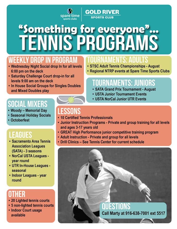 Tennis Programs promotional banner