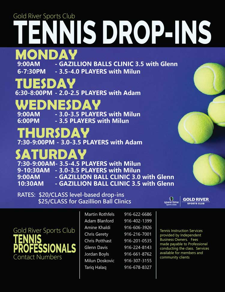 Tennis Drop-in Promotional Banners