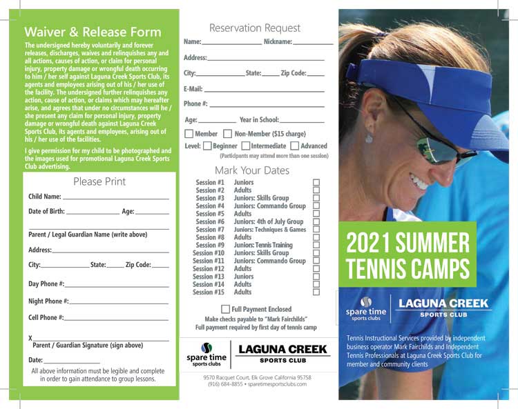 Adult & Junior Summer Tennis Camps