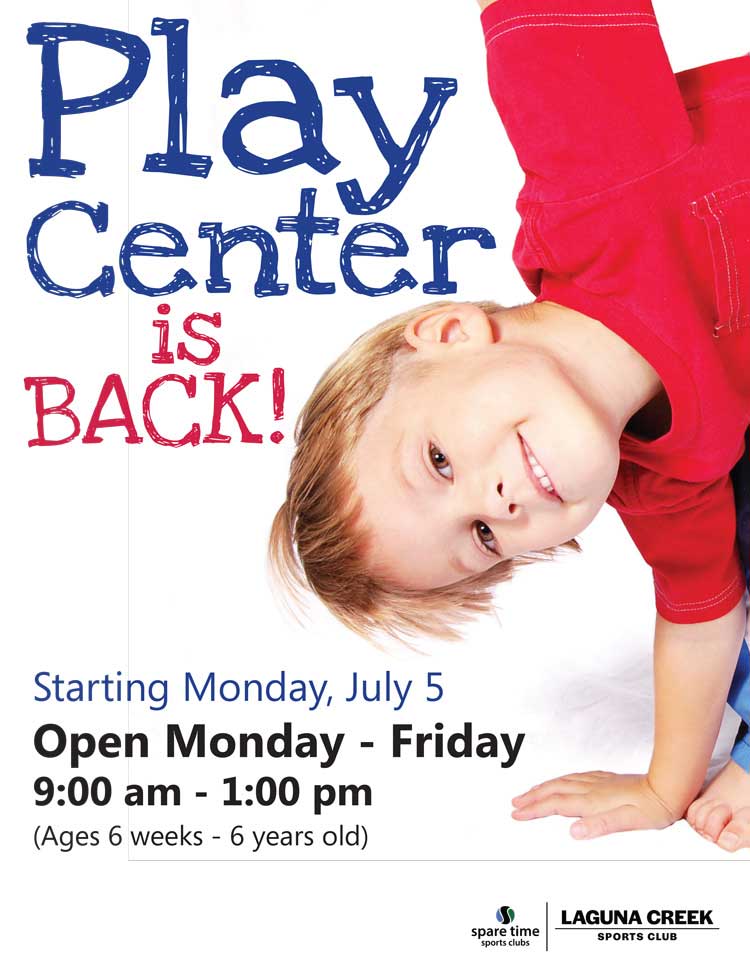 Little boy in red color shirt playing on children's play center