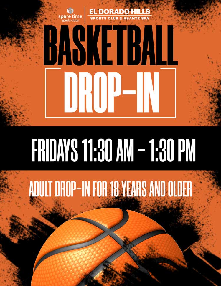 Basketball Drop-In Promotional Banner