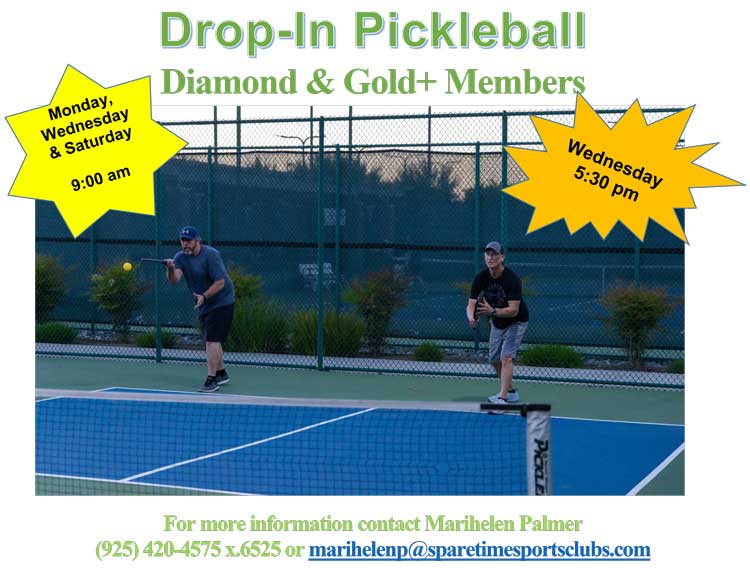Drop-in Pickleball Promotional Banner