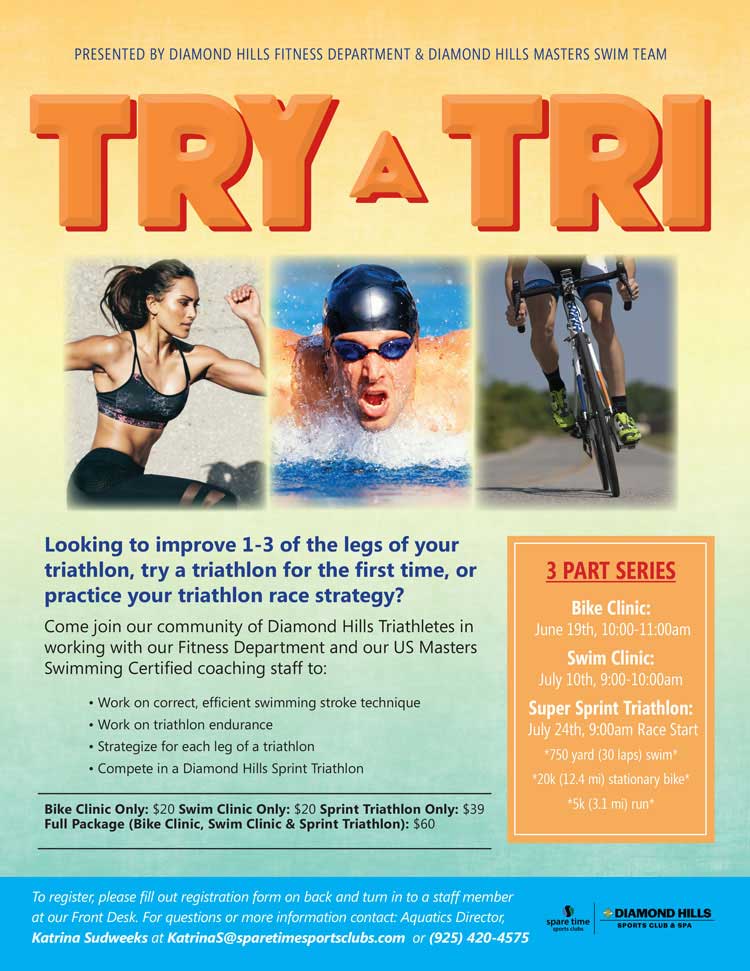 TRY A TRI Promotional banner