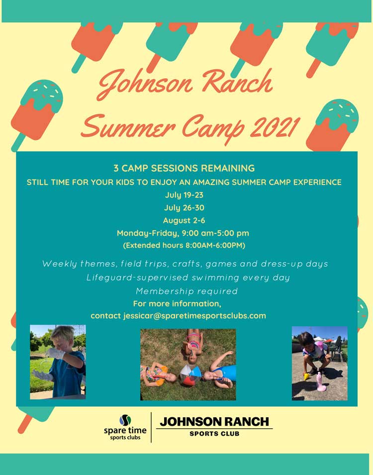 Johnson Ranch Summer Camp 2021 promotional Banner