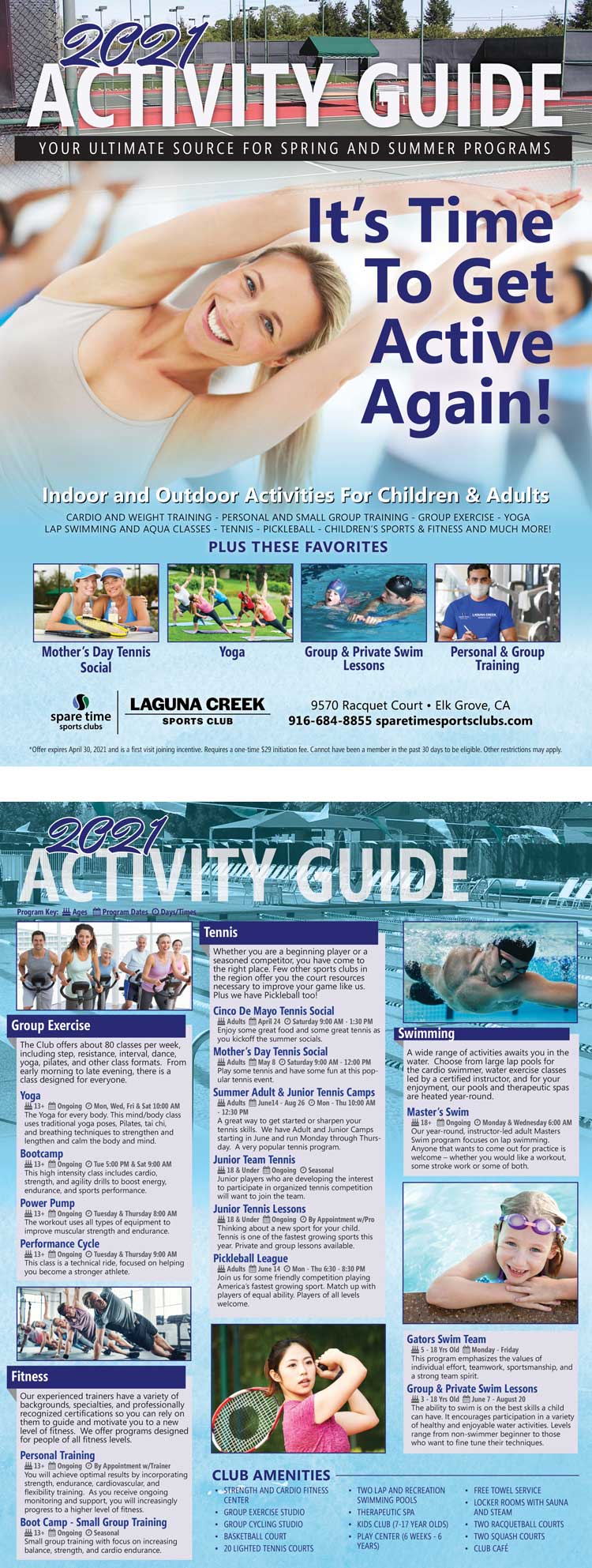 2021 Activity Guide Infography