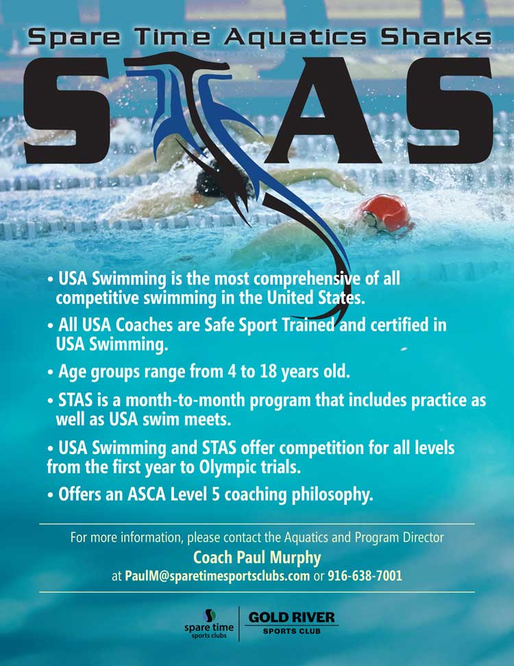 Spare Time Aquatics Sharks Promotional Banner