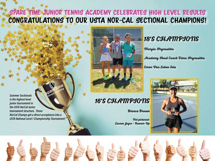 USTA Nor-Cal Sectional Champions Promotional Banner