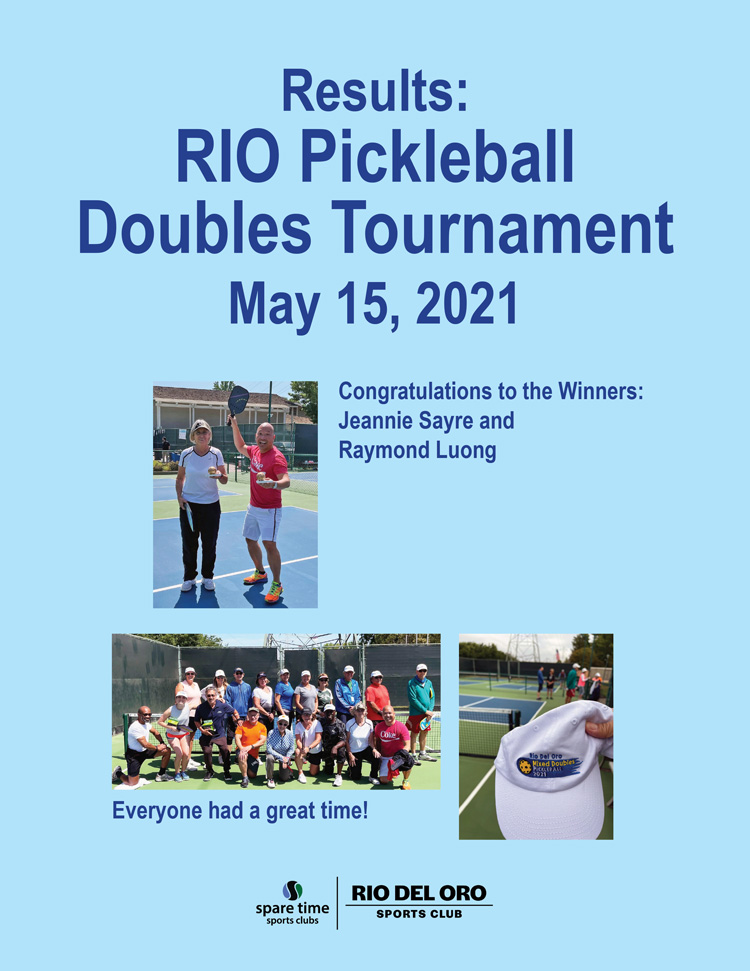 Pickleball Tournament collage images