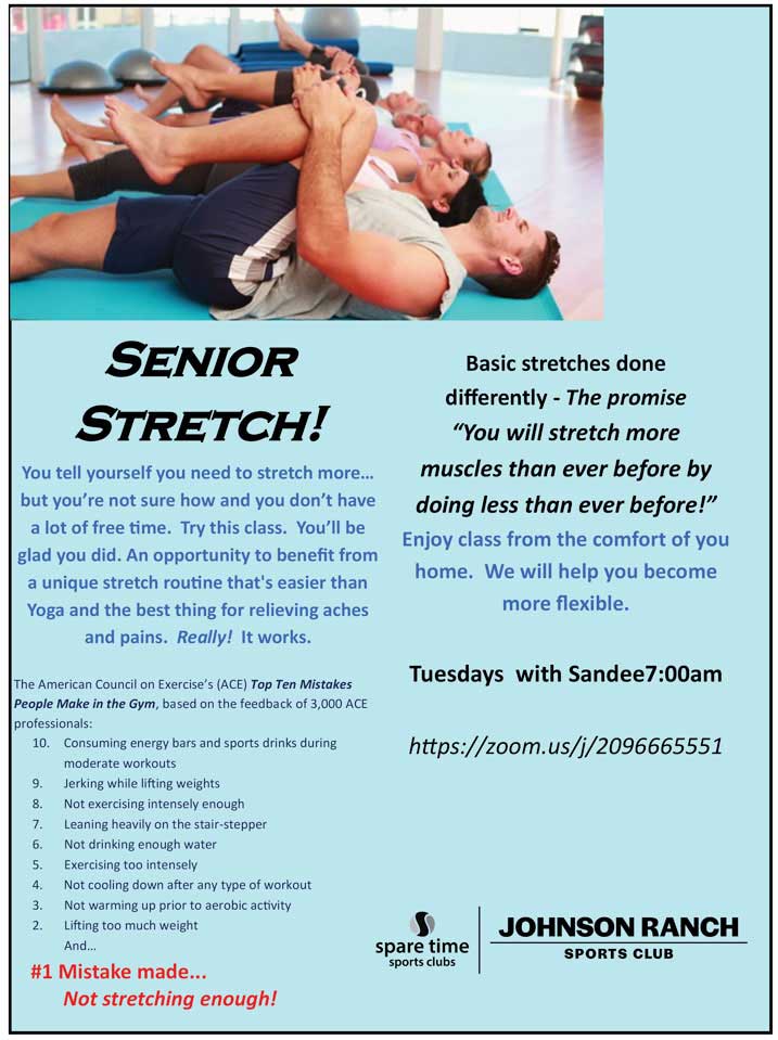 Senior stretching body in GYM