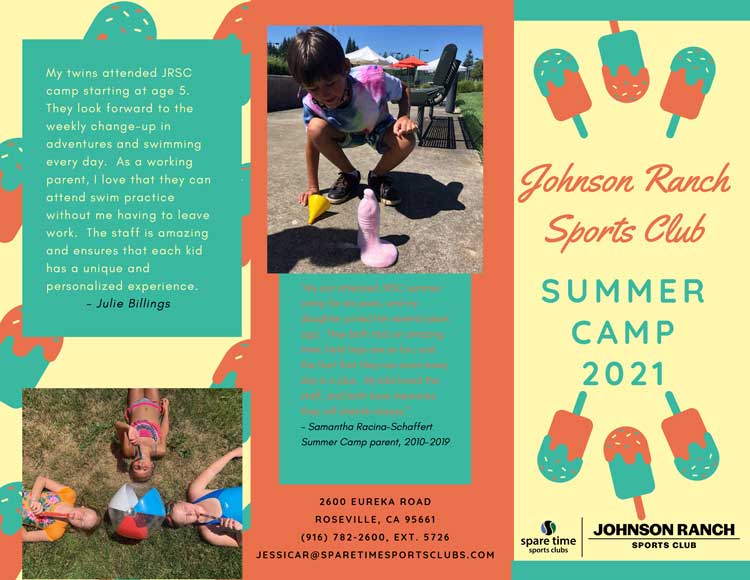 Johnson Ranch Summer Camp 2021 promotional Banner