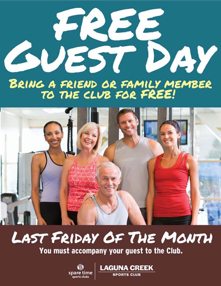 Free Guest Day flyer