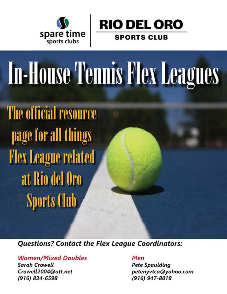 In-House tennis Flex Leagues