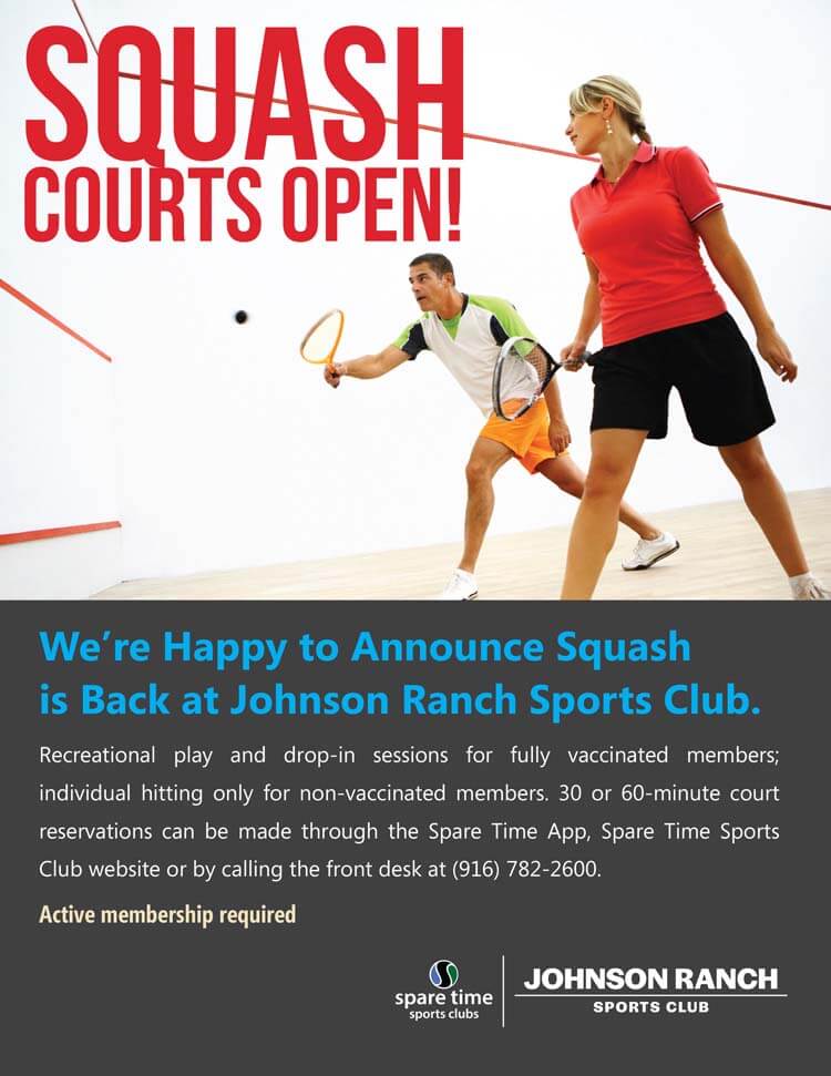 squash courts open flyer