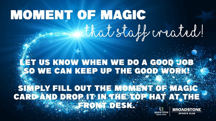 moment of magic that staff created