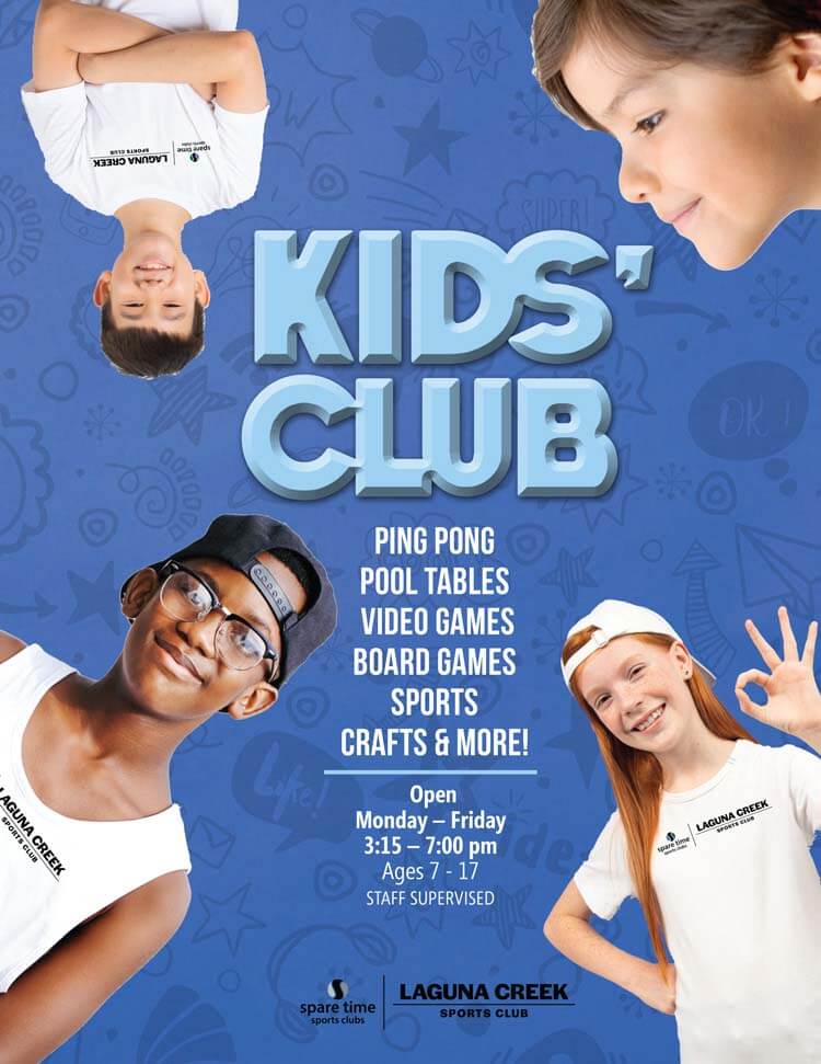 kids' club flyer
