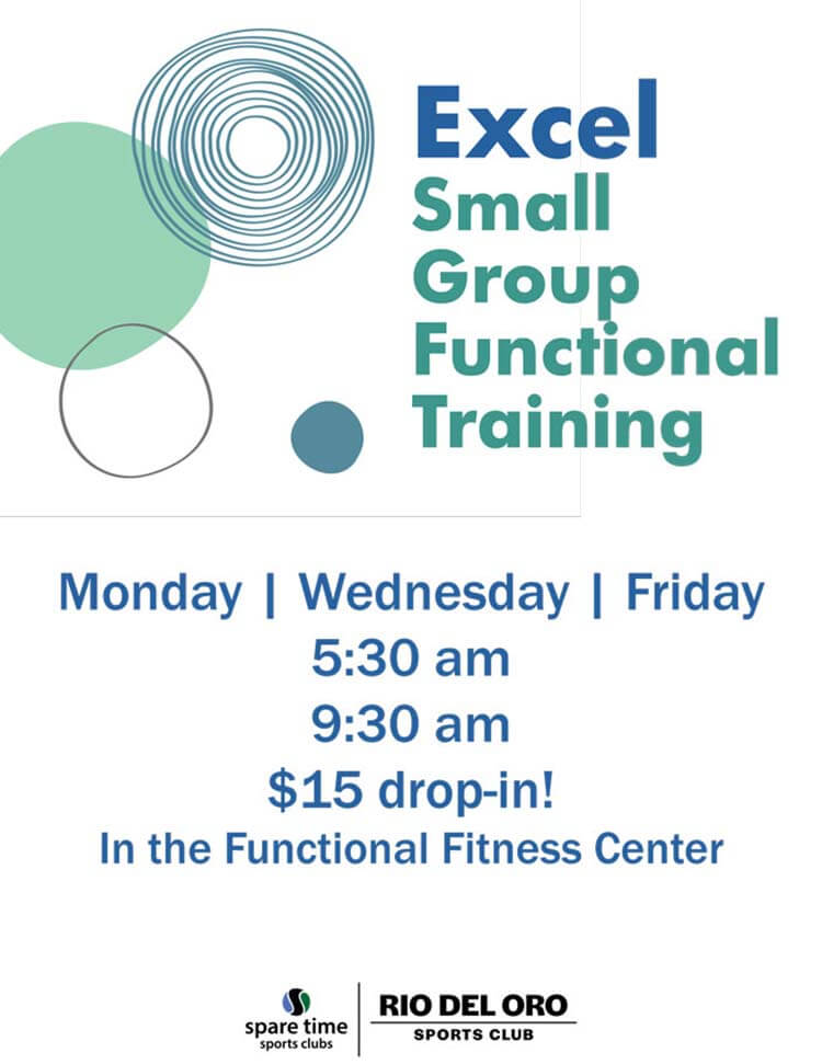 excel small group functional training flyer