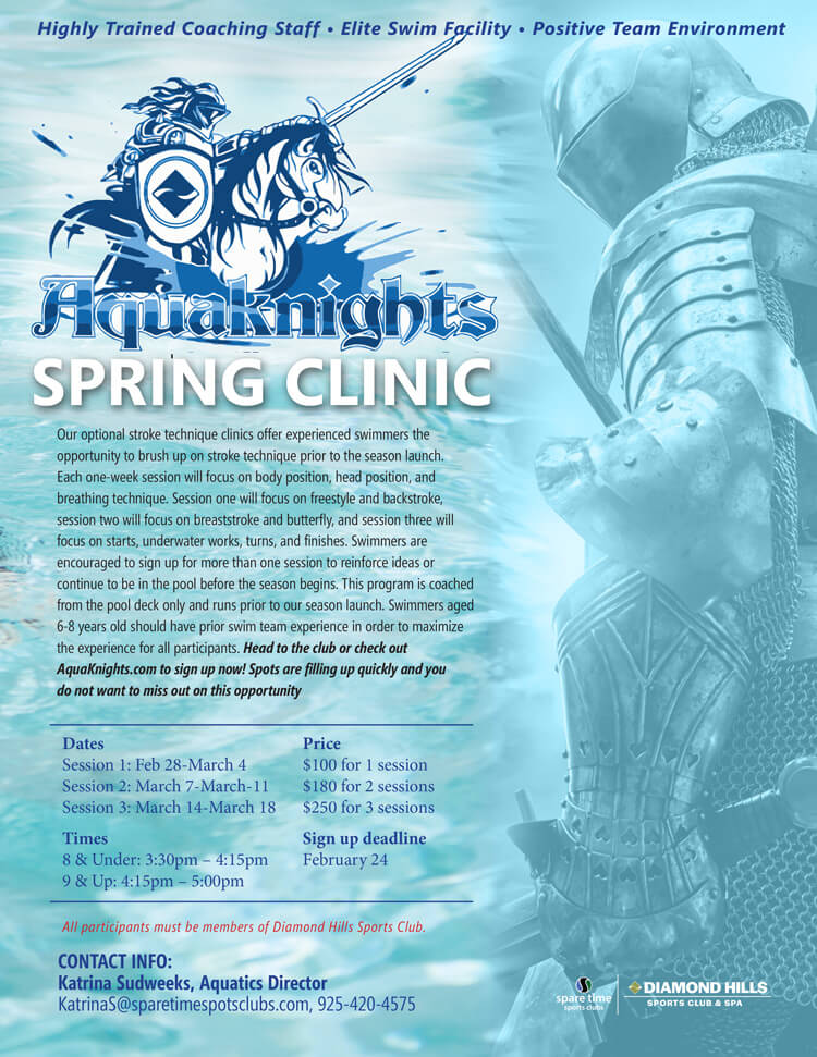 Aquaknights spring clinic