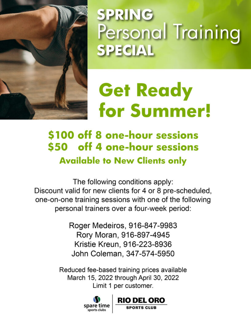 Spring Personal Training Special
