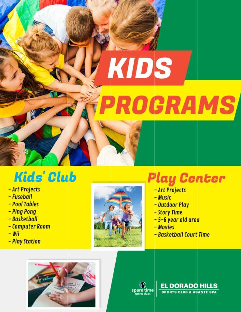 kids program schedule 2022