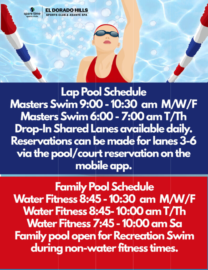 March Pool Schedule