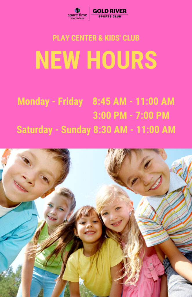 Play Center and Kids' Club Hours