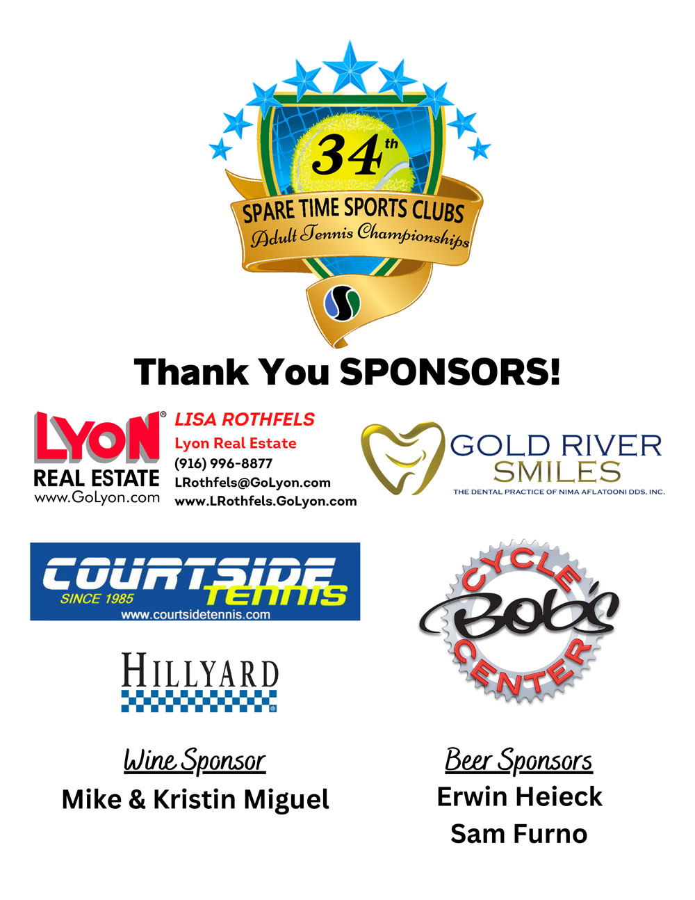 Gold River Tennis Greater Sacramento Region and Contra Costa County