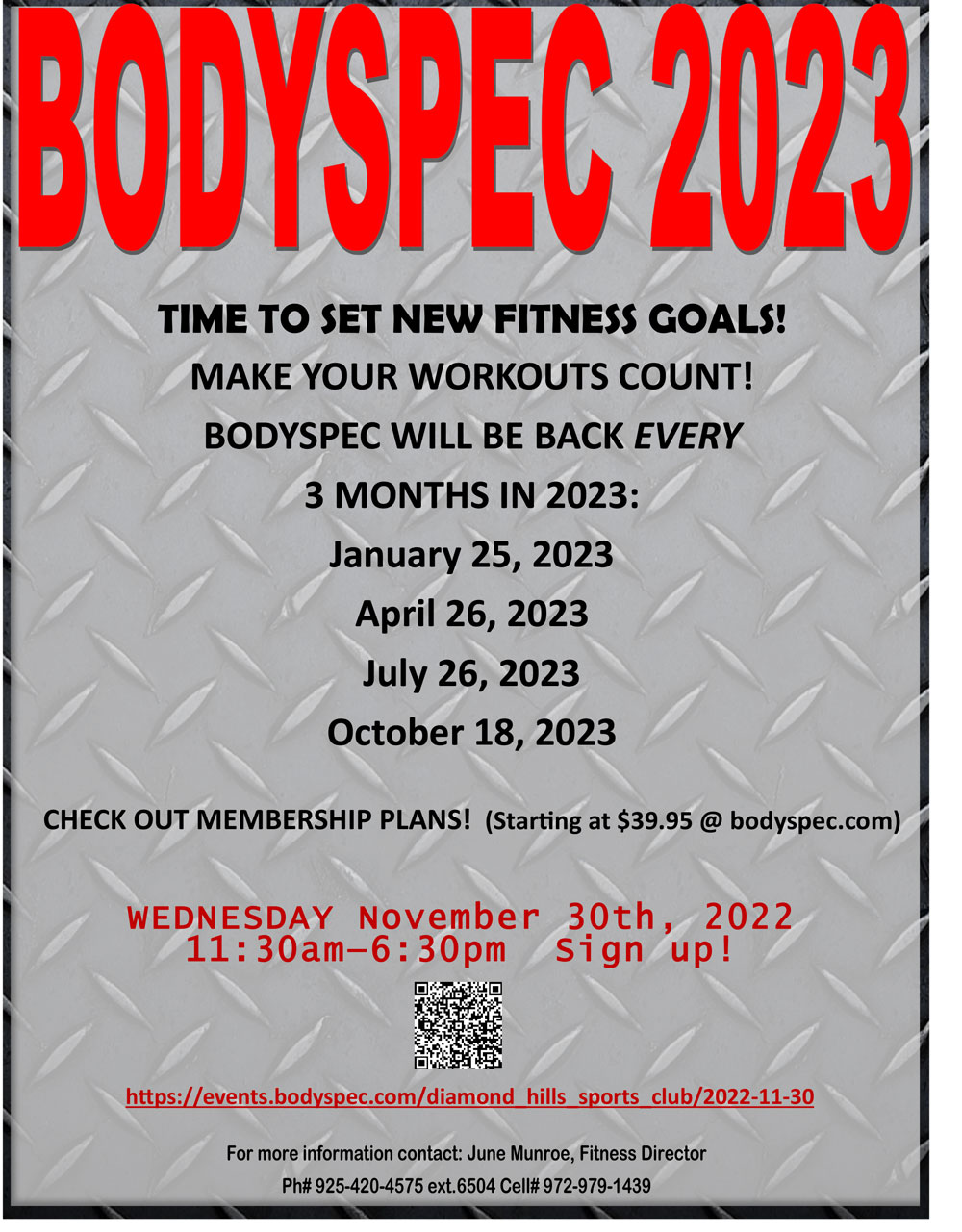 Body Spec New Fitness goals